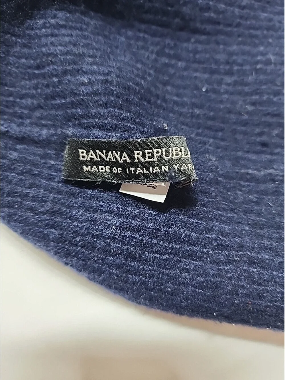 Banana Republic Italian Yarn Beanie Navy Blue